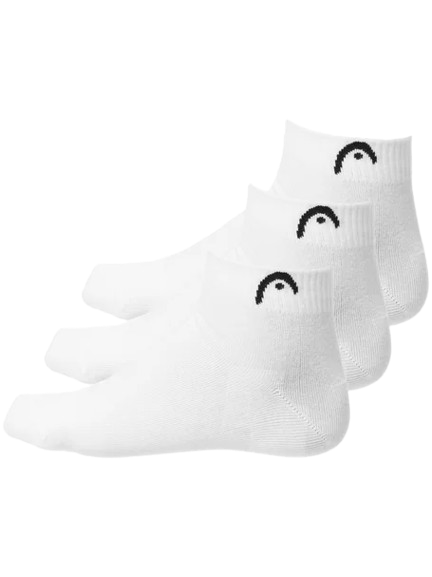 Pack 3 Chaussettes Quarter Blanches