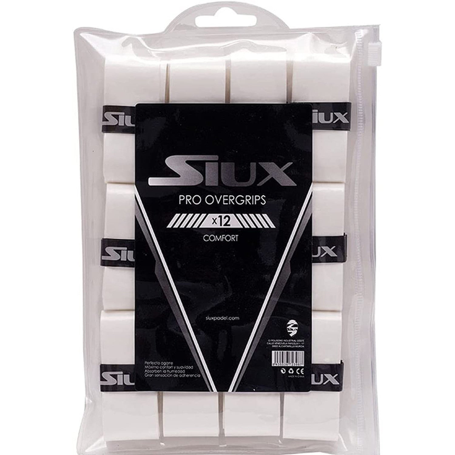 Overgrip Pack de 12 Siux Blanc