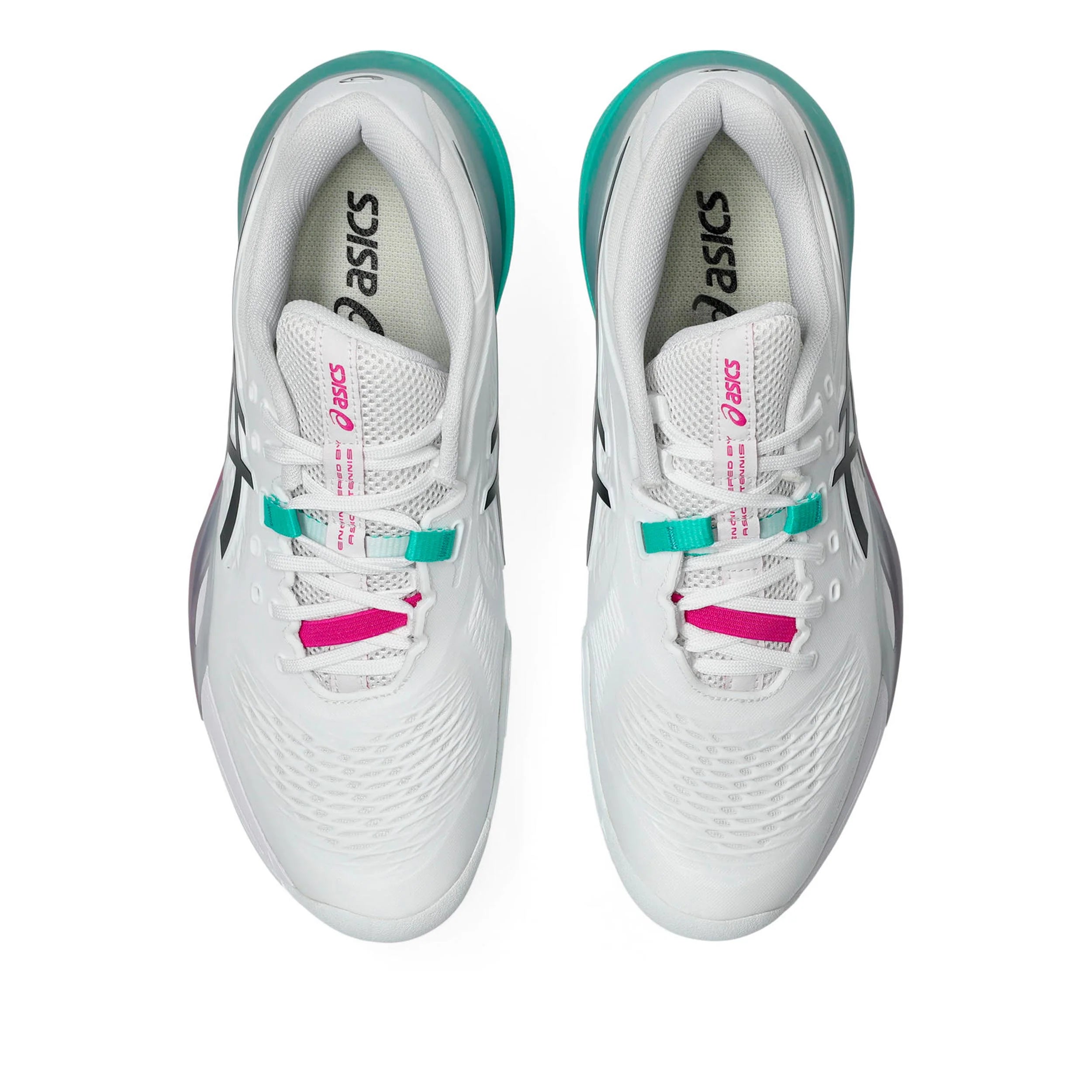 Asics Gel Resolution X Blanche et Rose