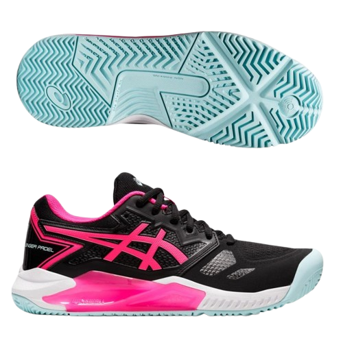 Asics Gel Challenger Padel Noir et Rose