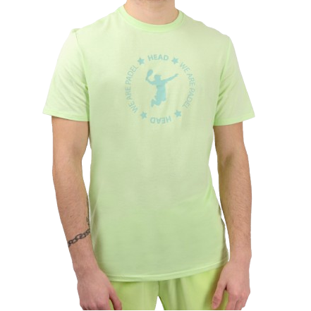 T-shirt Head We Are Padel Junior Lemon